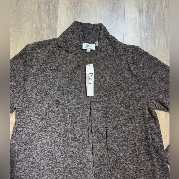 PANITTI Brown Open Front Cardigan 🤎🍁🥮🍂 - Picture 2 of 9